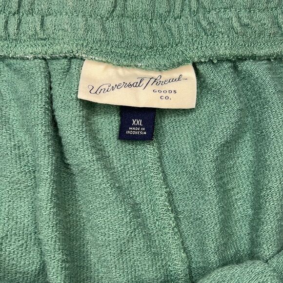 Universal Thread Womens Green High Rise Drawcord Pull on Lounge Shorts Size XXL - Picture 10 of 10